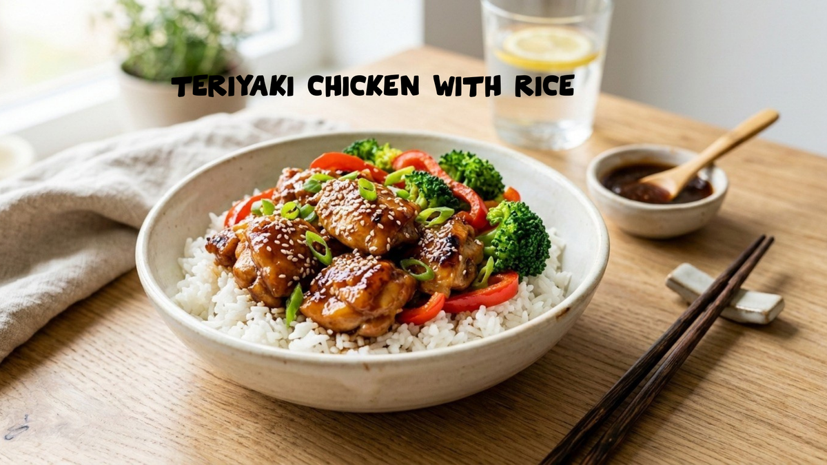 Homemade Teriyaki Chicken with Rice