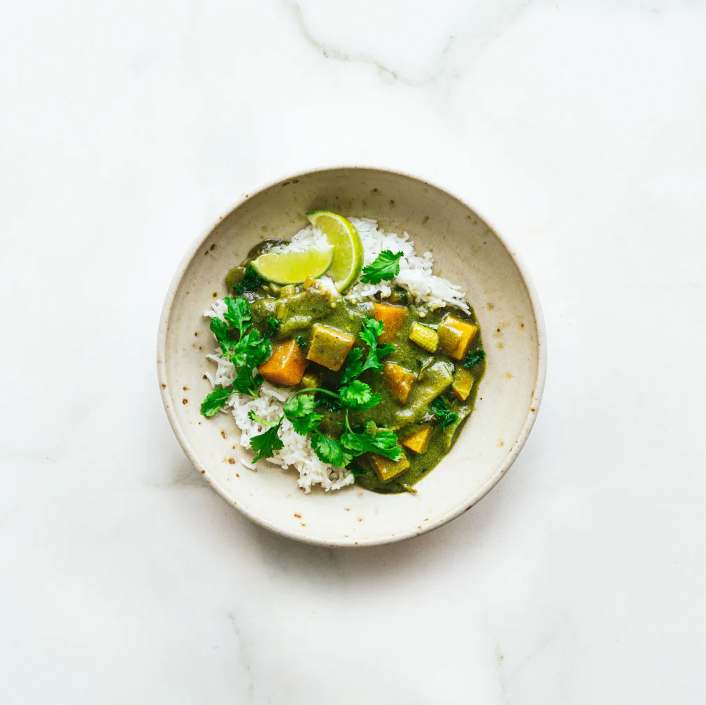 Spirulina Thai Green Curry Receipe