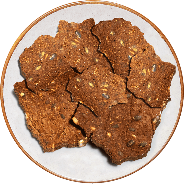 Rosemary Garlic Protein Crackers