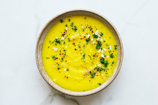 Hot Parsnip Soup